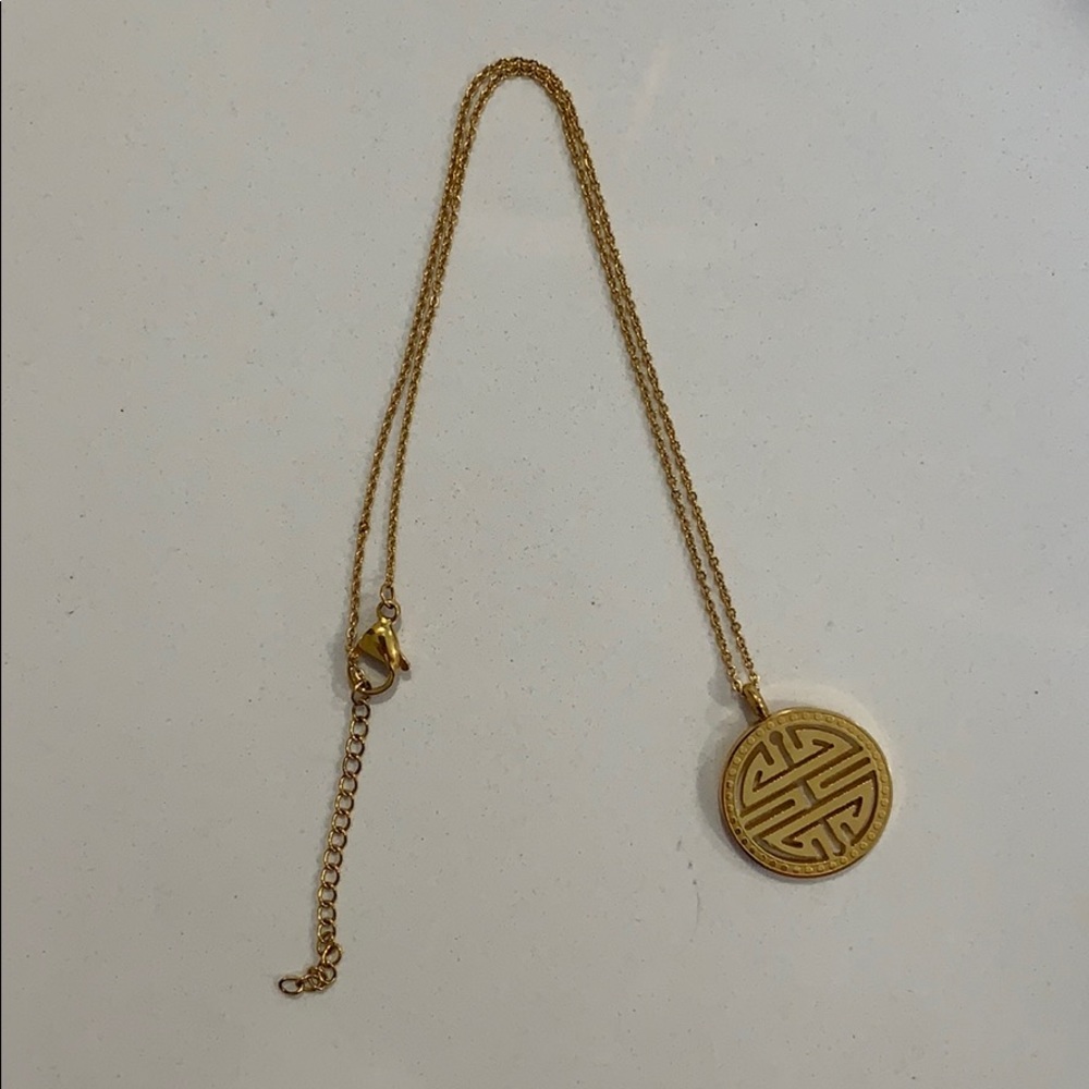 Gold Medallion Necklace